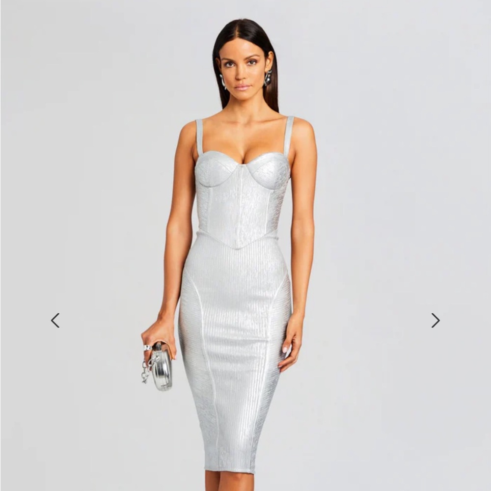 Retrofete ZORA COATED KNIT DRESS